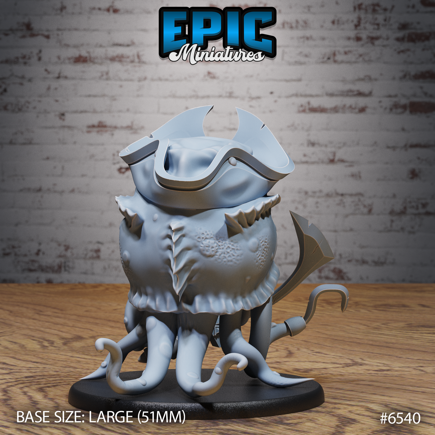 Sea Tyrant Pirate, Nautical Eye Monster - Epic Miniatures