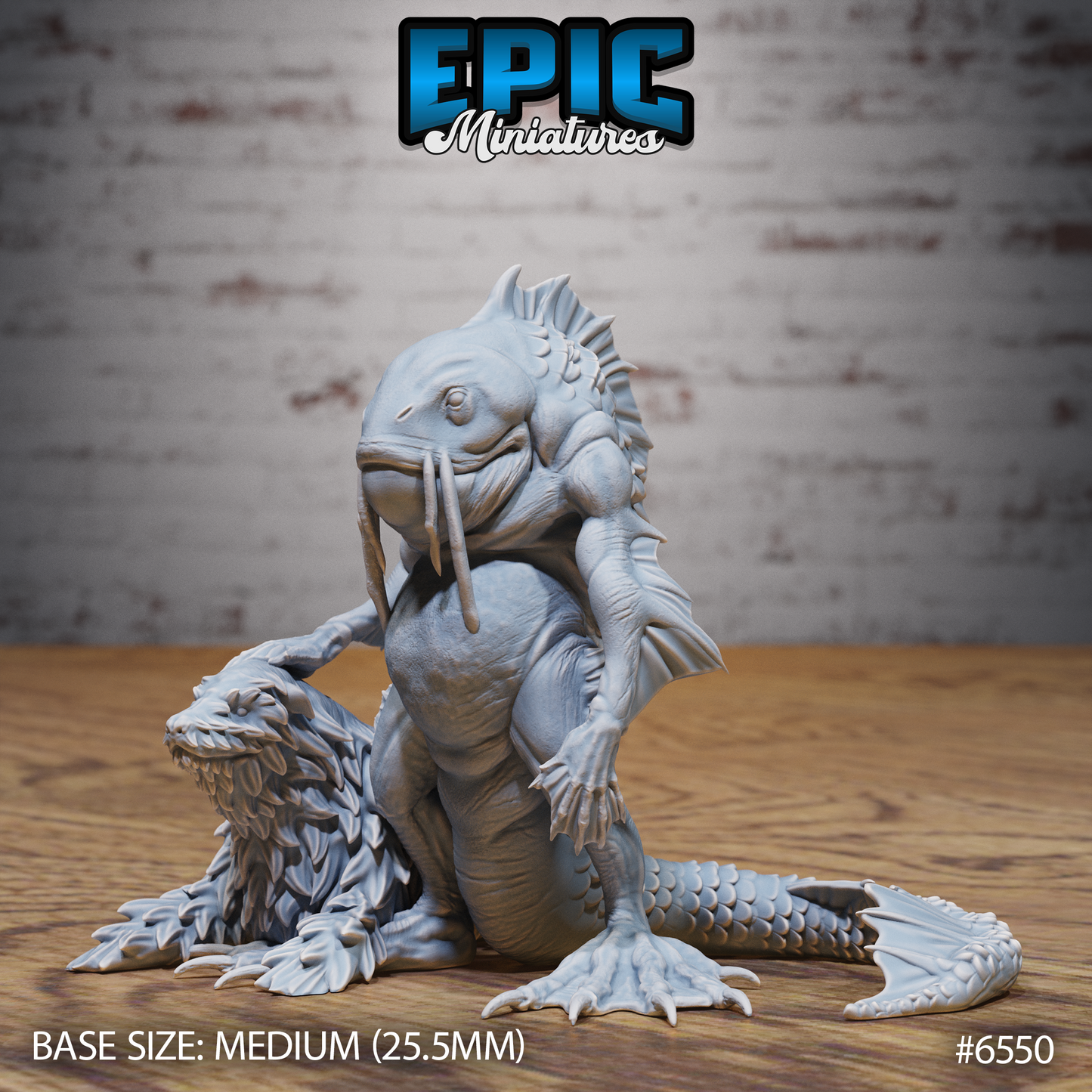 Catfish Folk, Set 2 (3 Variants Available) - Epic Miniatures