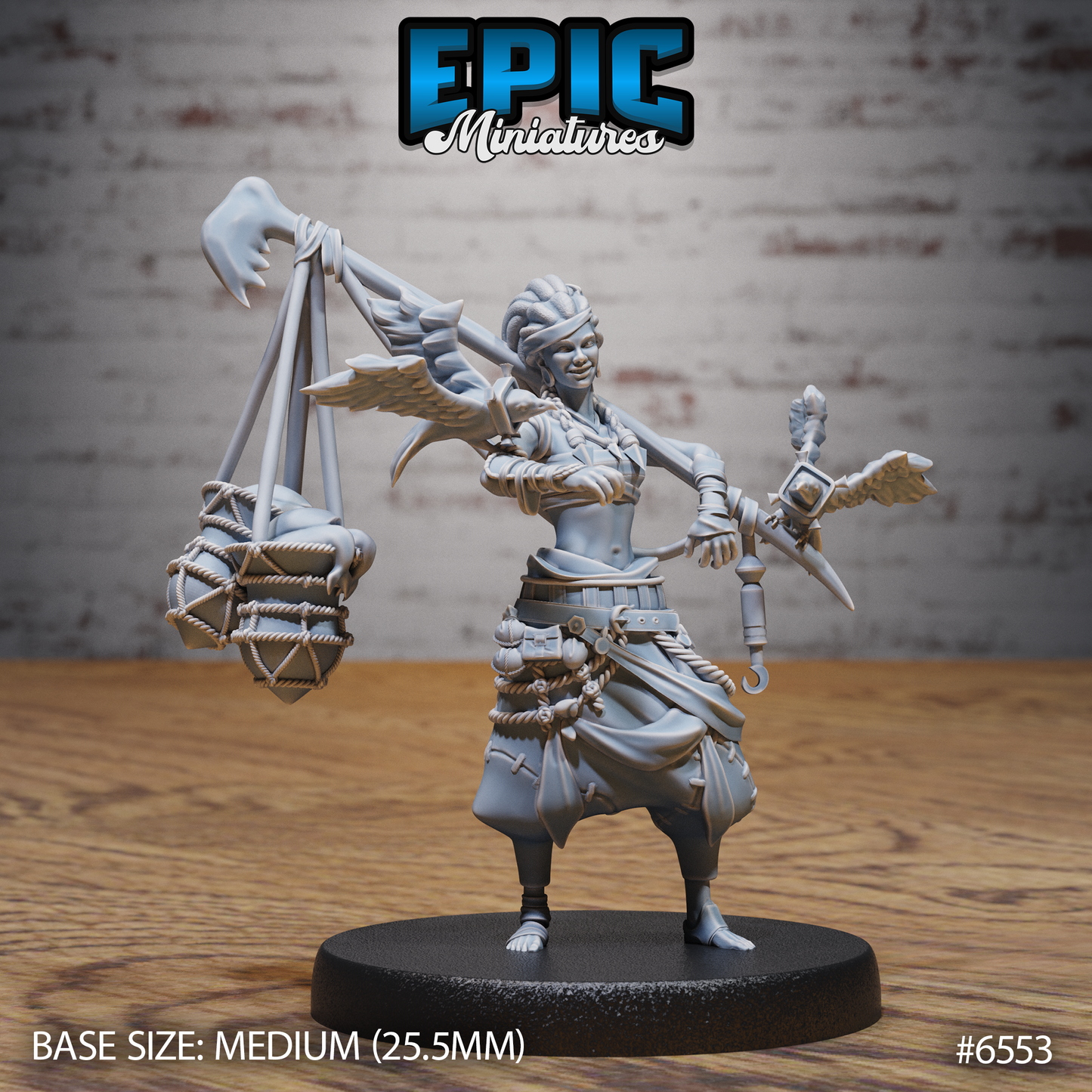 Pirate Island Girl (3 Variants Available) - Epic Miniatures