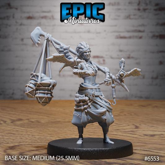 Pirate Island Girl (3 Variants Available) - Epic Miniatures