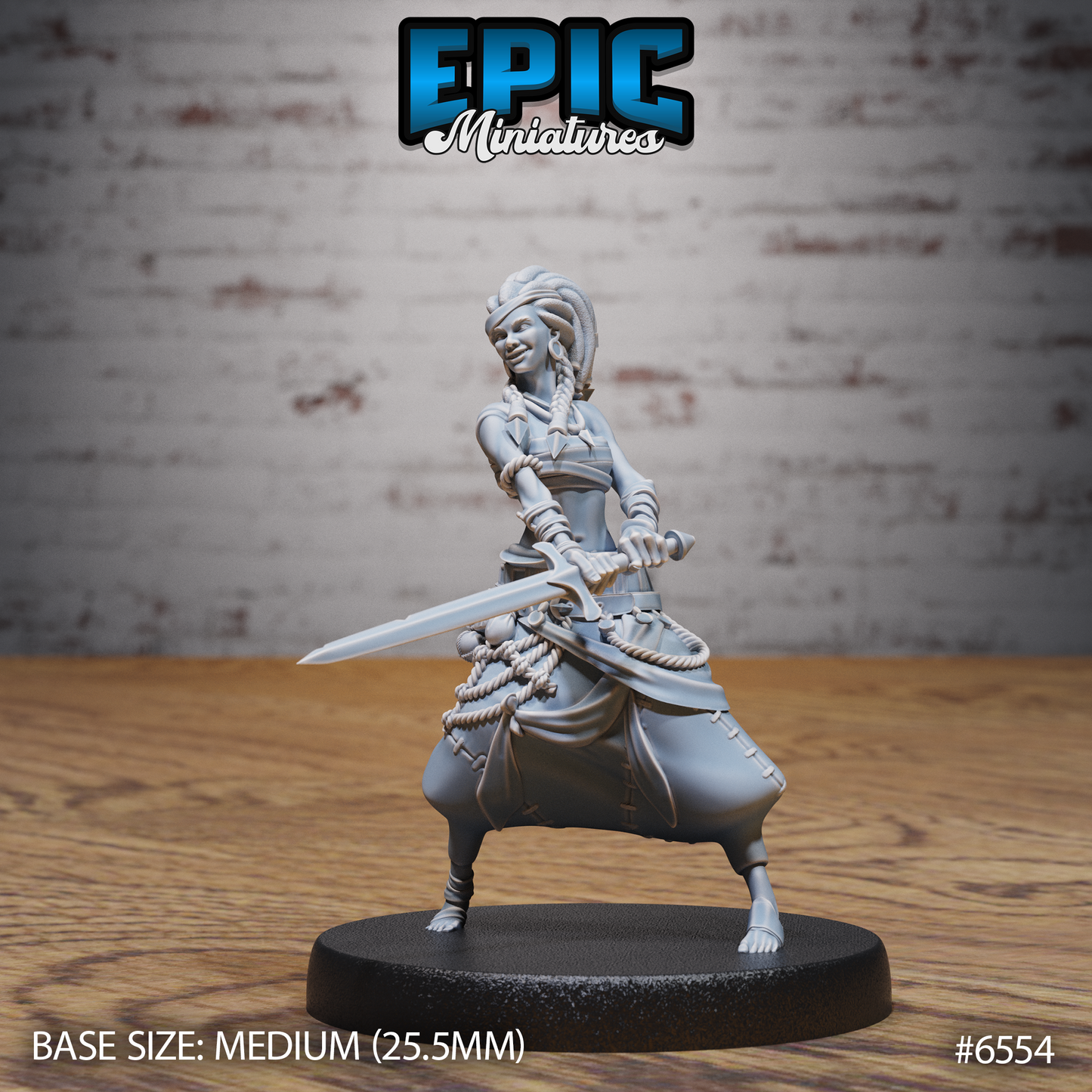 Pirate Island Girl (3 Variants Available) - Epic Miniatures