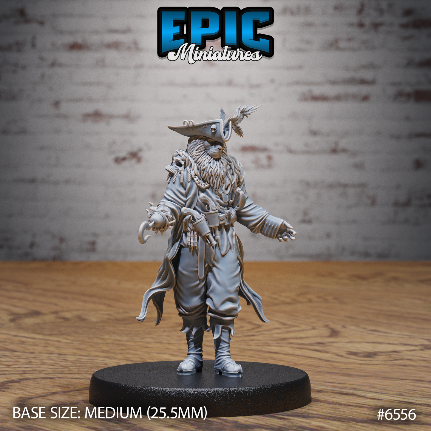 Lion Folk Captain (3 Variants Available) - Epic Miniatures