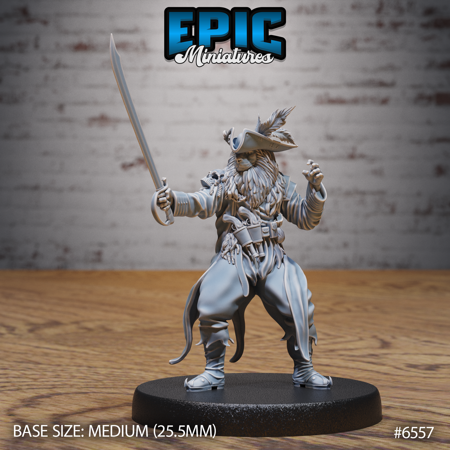 Lion Folk Captain (3 Variants Available) - Epic Miniatures