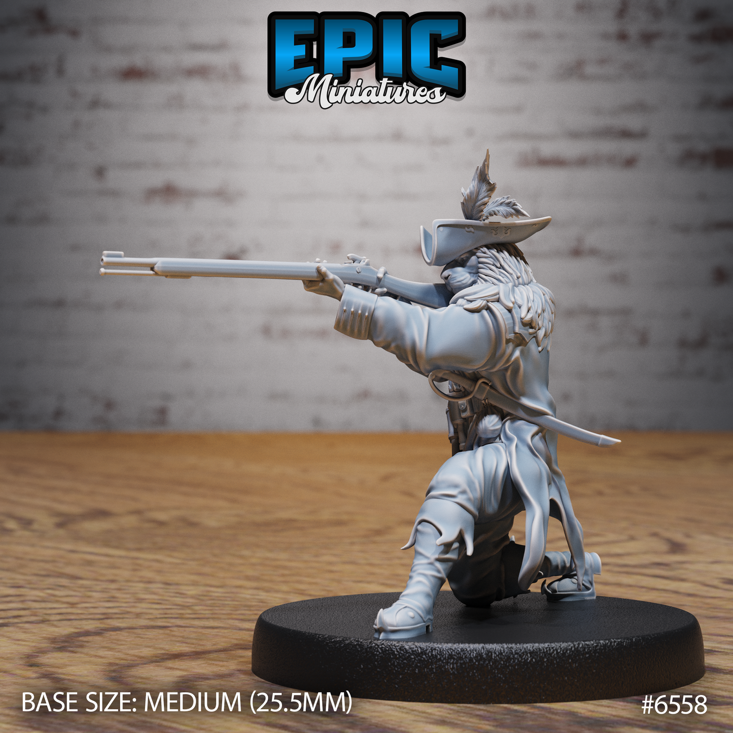 Lion Folk Captain (3 Variants Available) - Epic Miniatures
