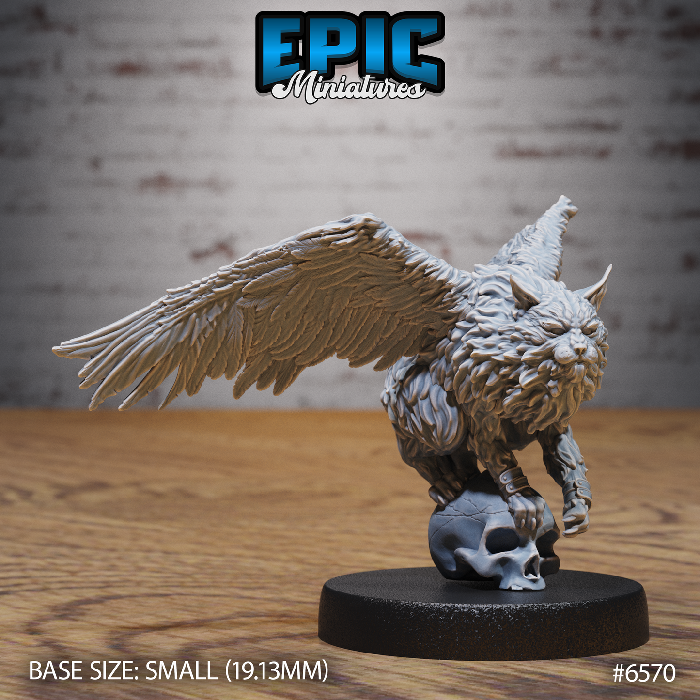 Flying Cat Familiar (3 Variants Available) - Epic Miniatures