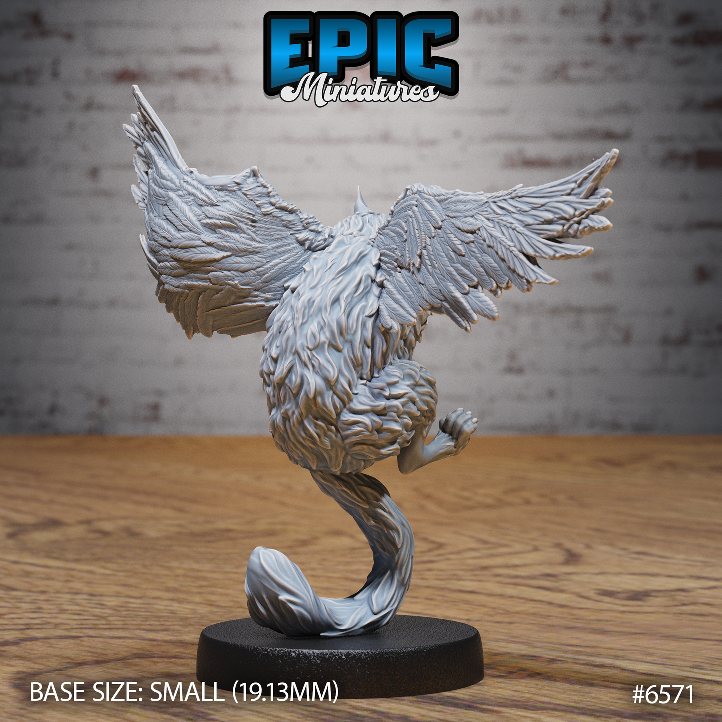 Flying Cat Familiar (3 Variants Available) - Epic Miniatures