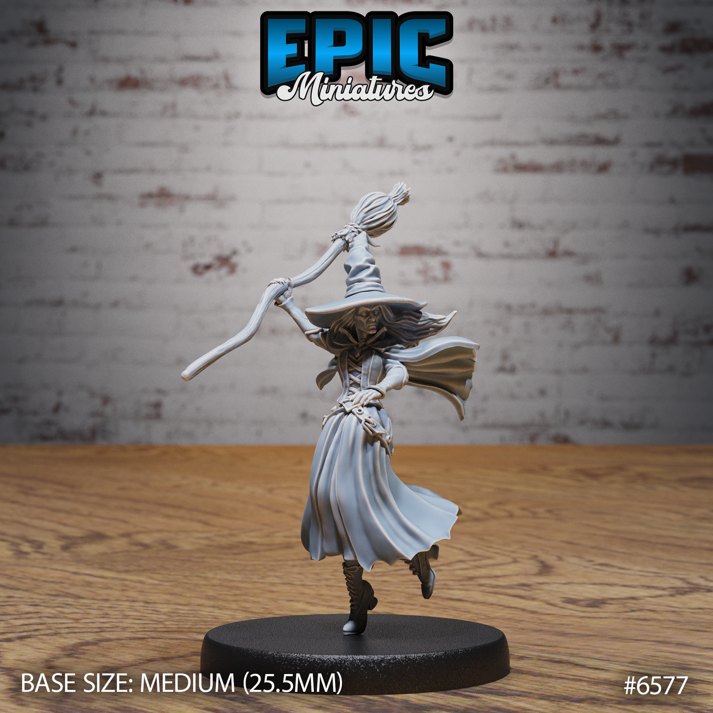Classic Witch (3 Variants Available) - Epic Miniatures
