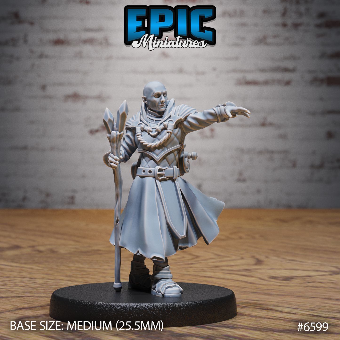 Transmuter Wizard (3 Variants Available) - Epic Miniatures