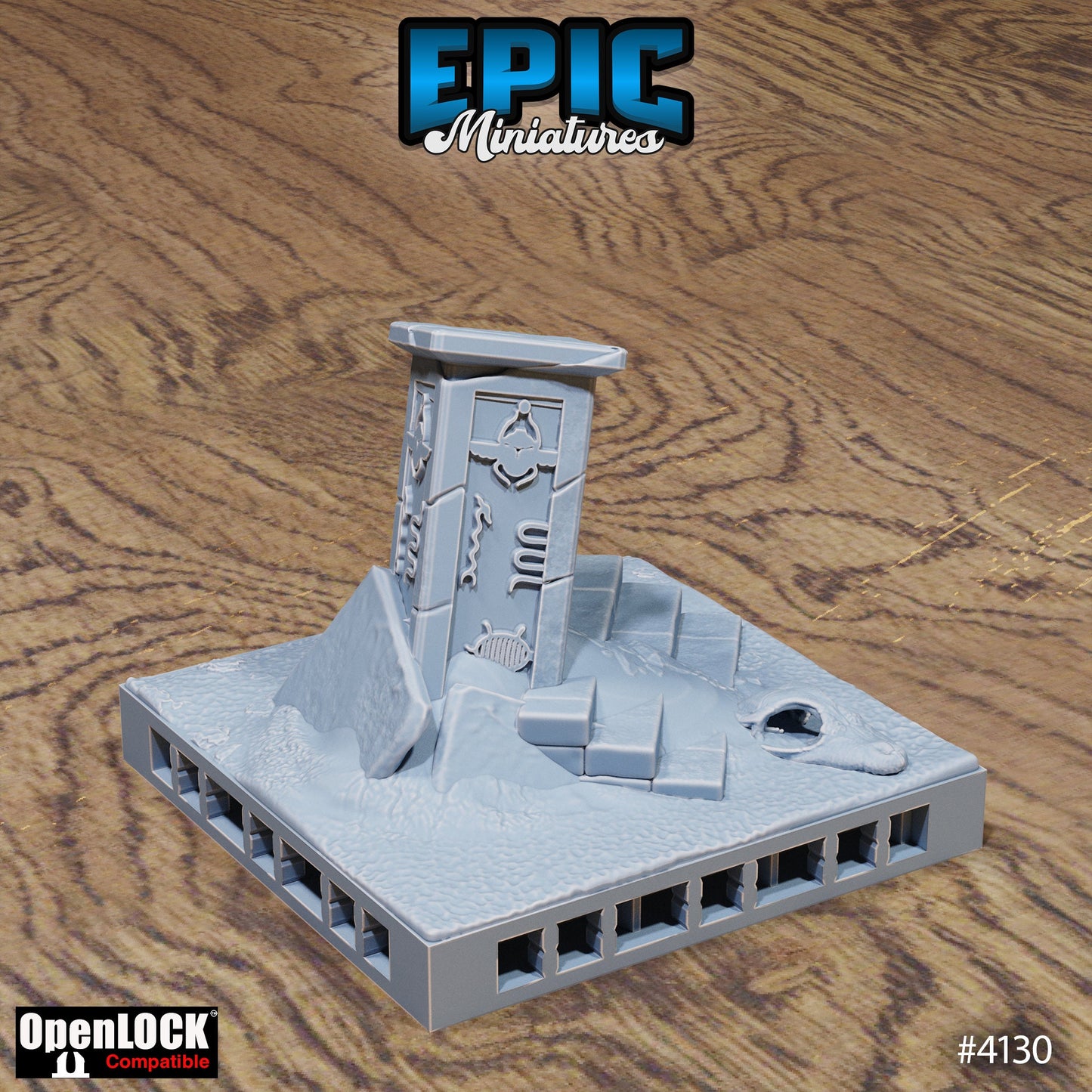 Bone Dry Desert Tiles, Floor Set 3 (OpenLock) - Epic Miniatures