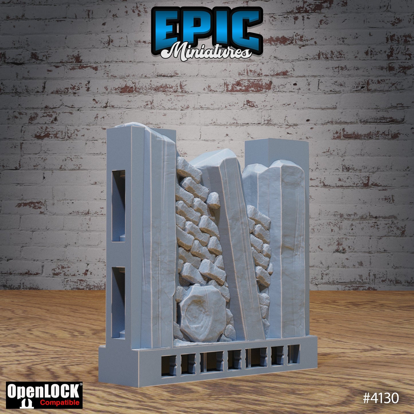 Bone Dry Desert Tiles, Walls & Columns (OpenLock) - Epic Miniatures