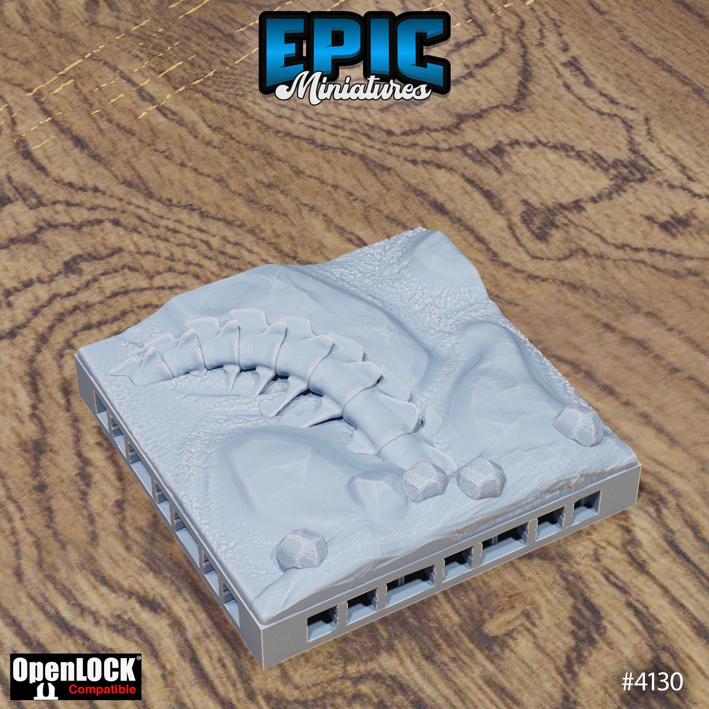 Bone Dry Desert Tiles, Floor Set 2 (OpenLock) - Epic Miniatures