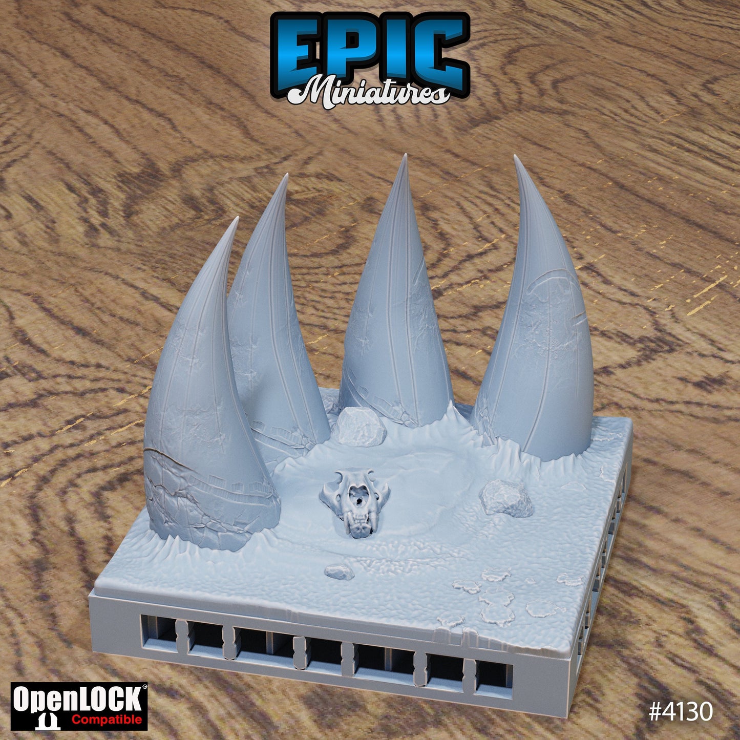 Bone Dry Desert Tiles, Floor Set 3 (OpenLock) - Epic Miniatures