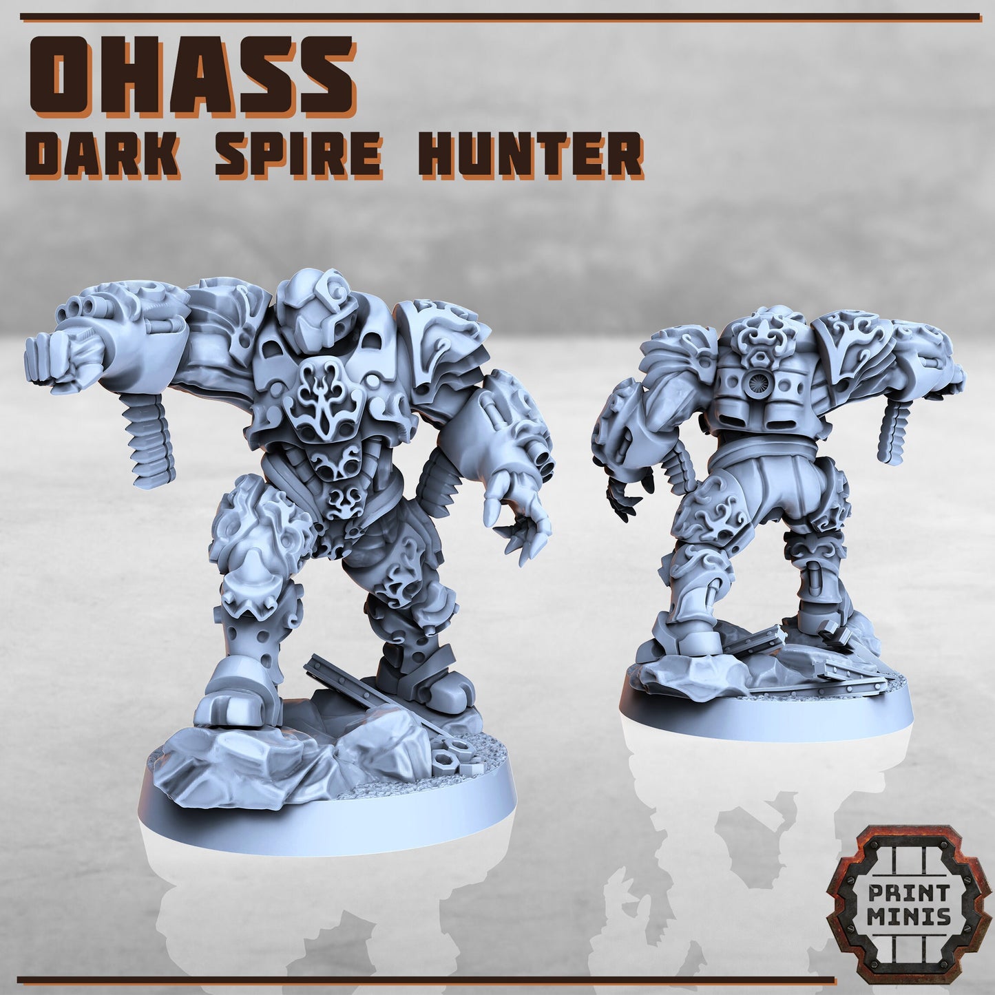 Ohass, Dark Spire Hunter - Print Minis