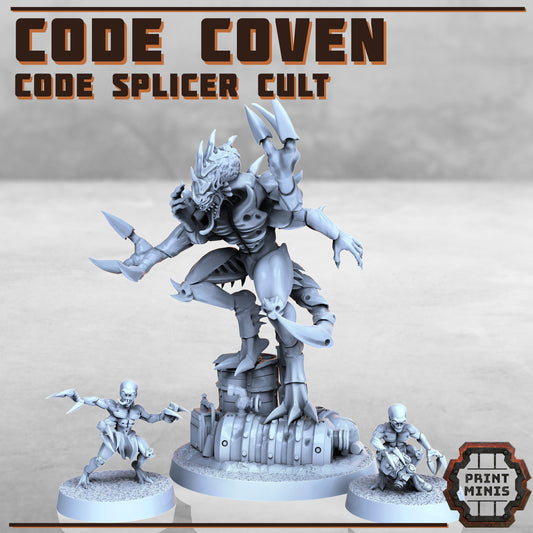 Code Father & Minions (4 Variants Available) - Print Minis