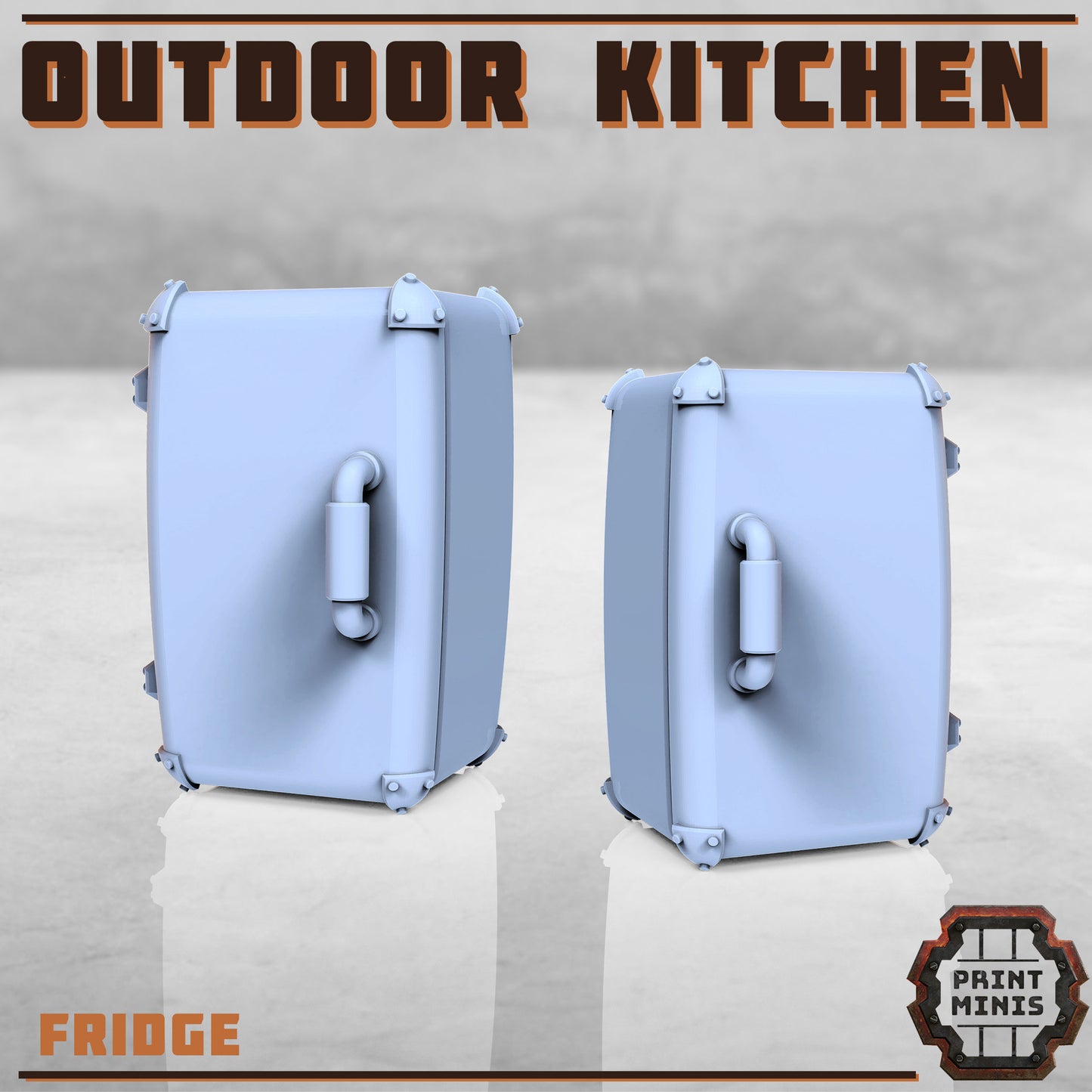 Outdoor Kitchen Terrain Kit - Print Minis