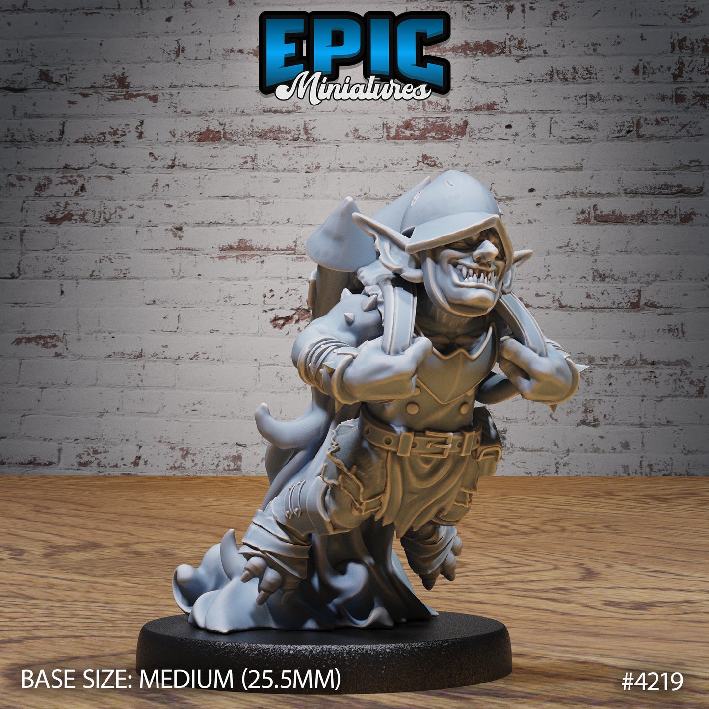 Goblin Miner (3 Variants Available) - Epic Miniatures