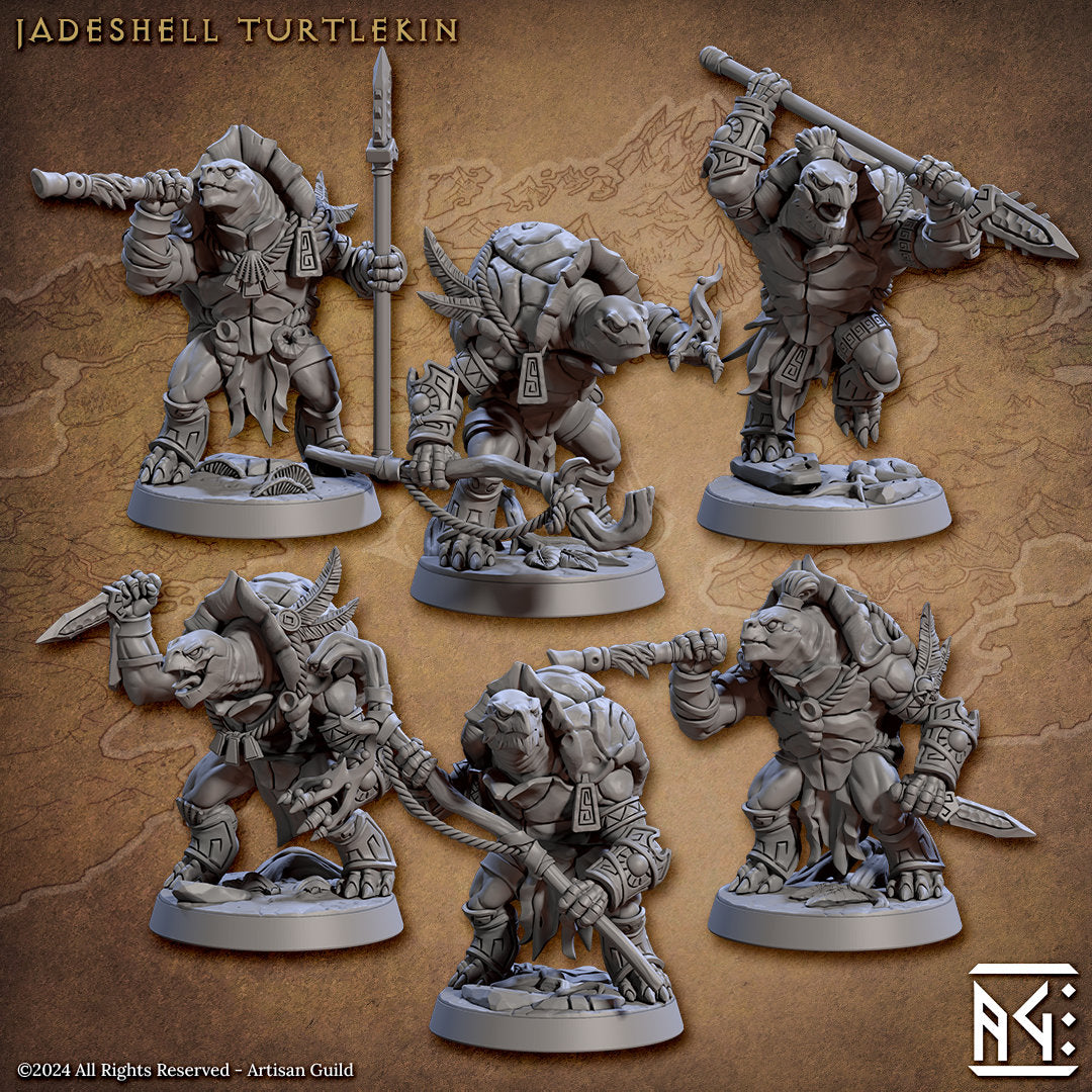 Jadeshell Turtlekin (6 Variants Available) - Artisan Guild