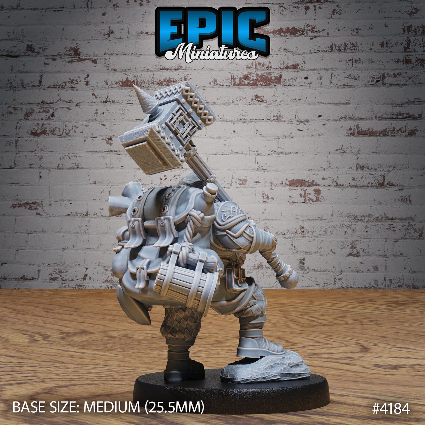 Dwarf Traveler (3 Variants Available) - Epic Miniatures