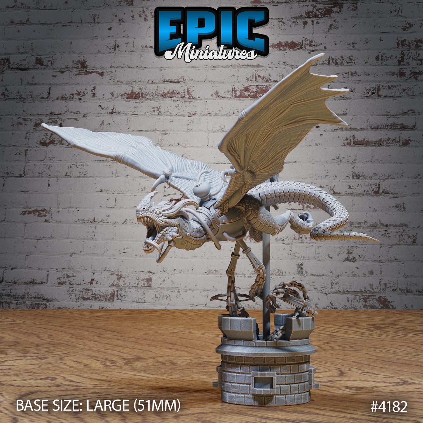 Mountain Wyvern (3 Variants Available) - Epic Miniatures