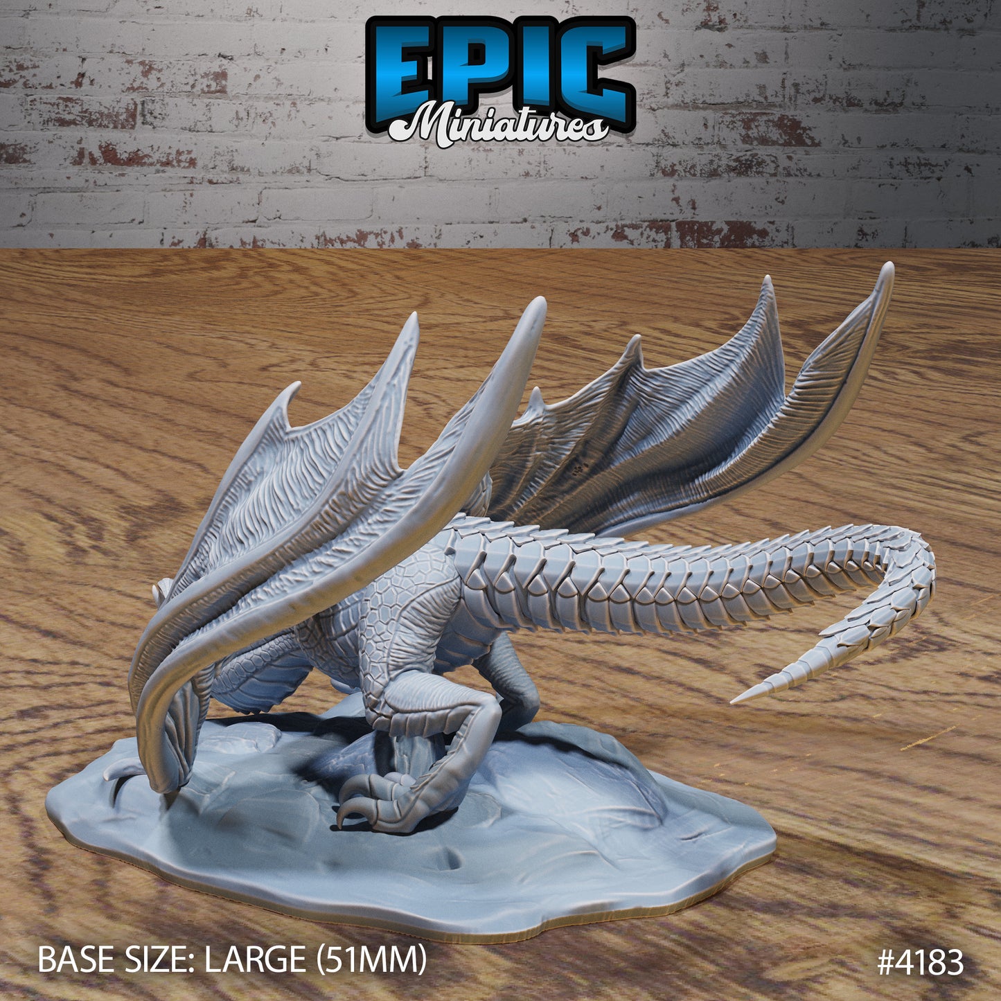 Mountain Wyvern (3 Variants Available) - Epic Miniatures