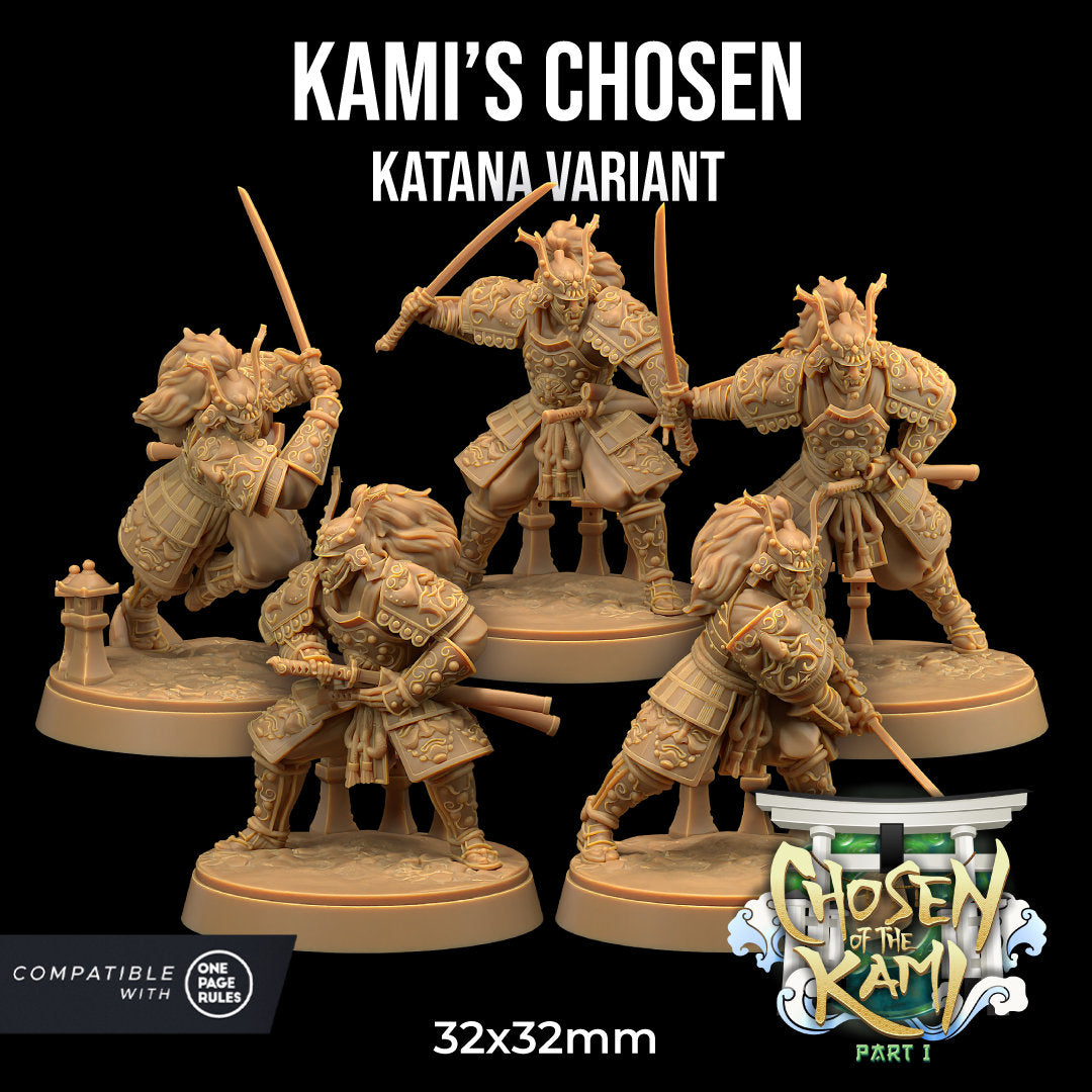 Kami Chosen, Katana (5 Variants Available) - Dragon Trapper's Lodge