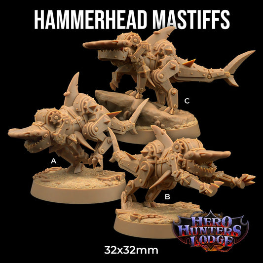 Hammerhead Mastiffs (3 Variants Available) - Dragon Trapper's Lodge