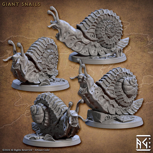 Giant Snails (4 Variants Available) - Artisan Guild