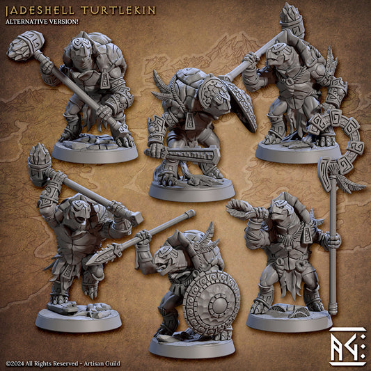 Jadeshell Turtlekin - Helmets (6 Variants Available) - Artisan Guild