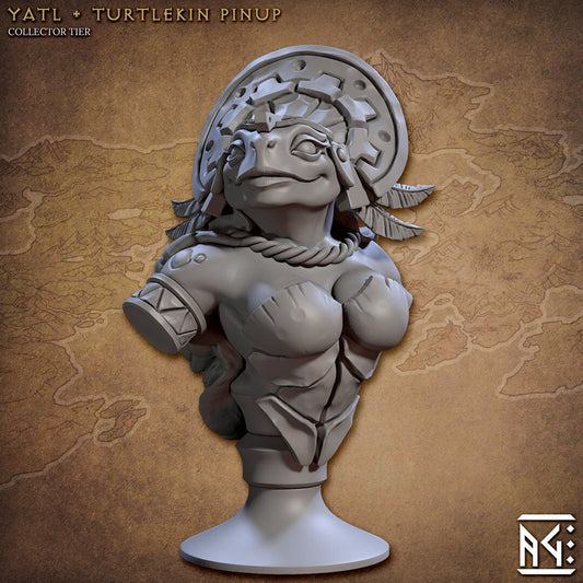 Yatl, Turtlekin Pinup Bust - Artisan Guild