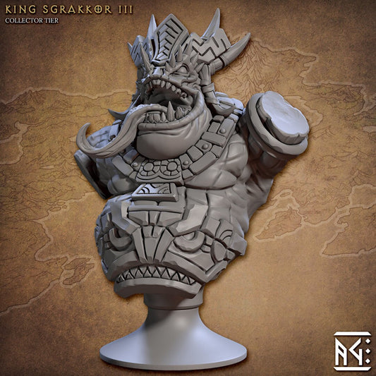 King Sgrakkor Bust - Artisan Guild