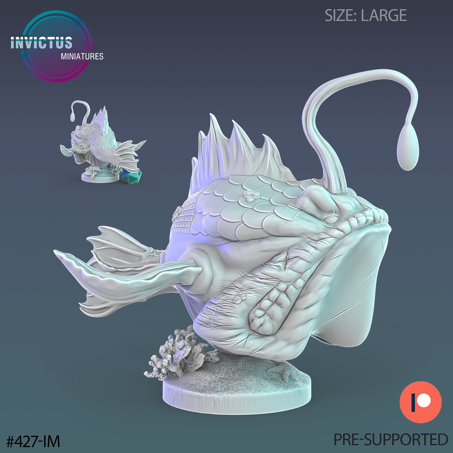 Angler Fish (3 Variants Available) - Invictus Miniatures