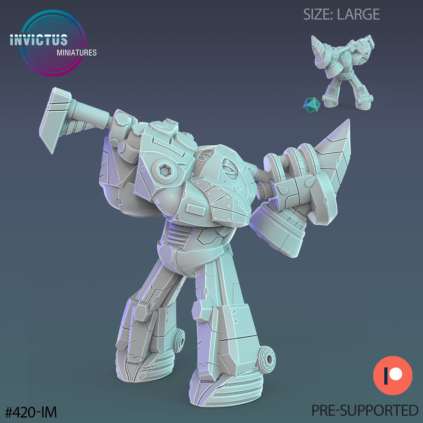 High Pressure Exosuit (3 Variants Available) - Invictus Miniatures