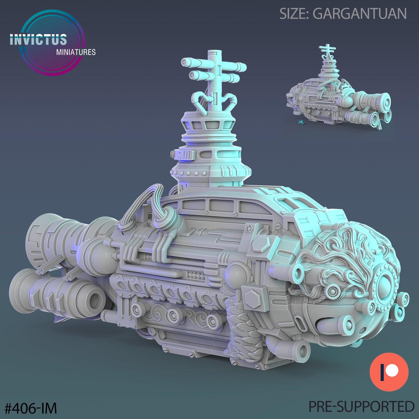 Nautilus Submarine - Invictus Miniatures