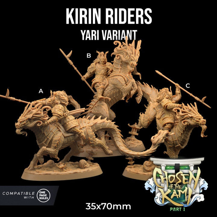 Kirin Riders, Yari Squad (3 Variants Available) - Dragon Trapper's Lodge