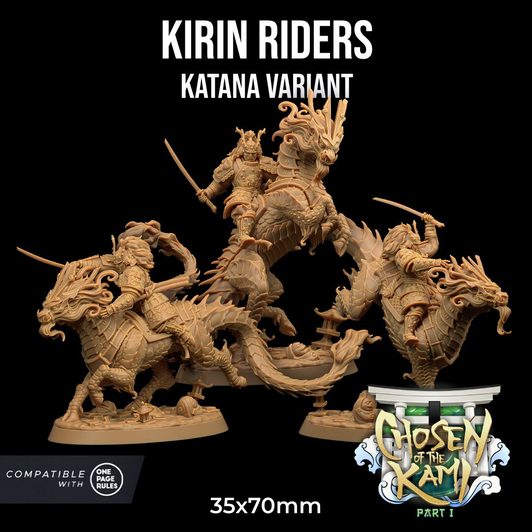 Kirin Riders, Katana Squad (3 Variants Available) - Dragon Trapper's Lodge