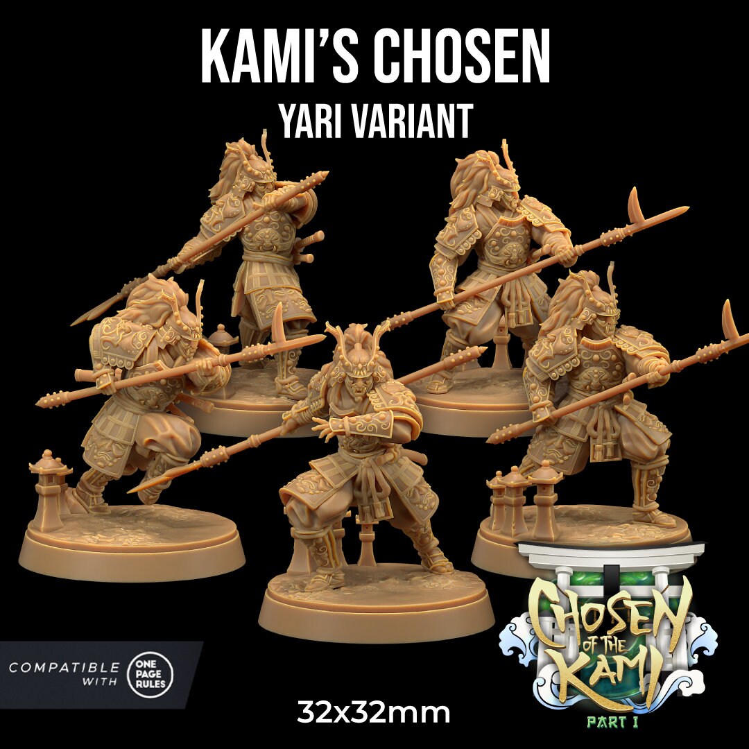 Kami Chosen, Yari (5 Variants Available) - Dragon Trapper's Lodge