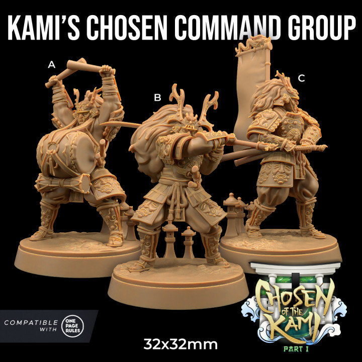 Kami Chosen, Command Group (3 Variants Available) - Dragon Trapper's Lodge