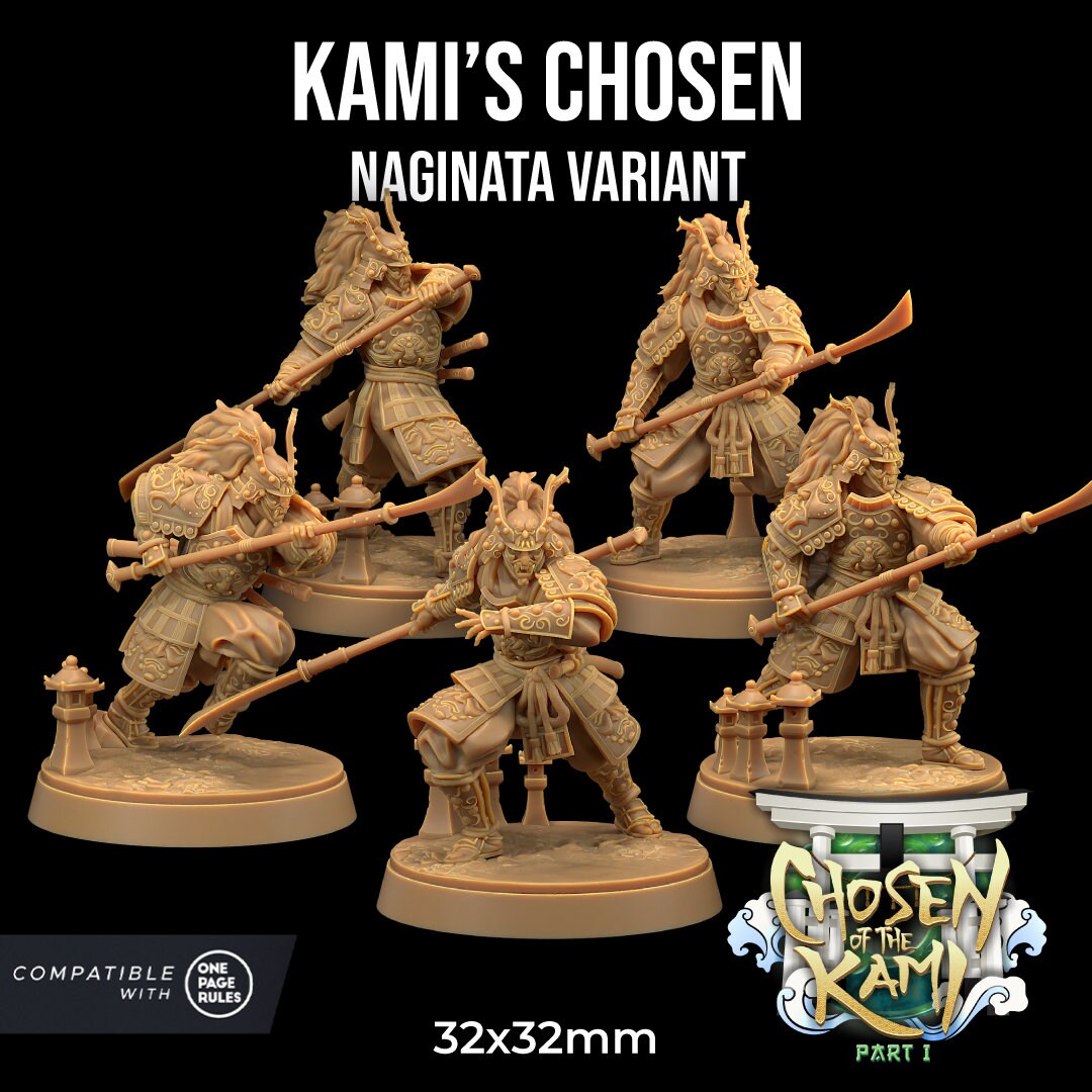 Kami Chosen, Naginata (5 Variants Available) - Dragon Trapper's Lodge