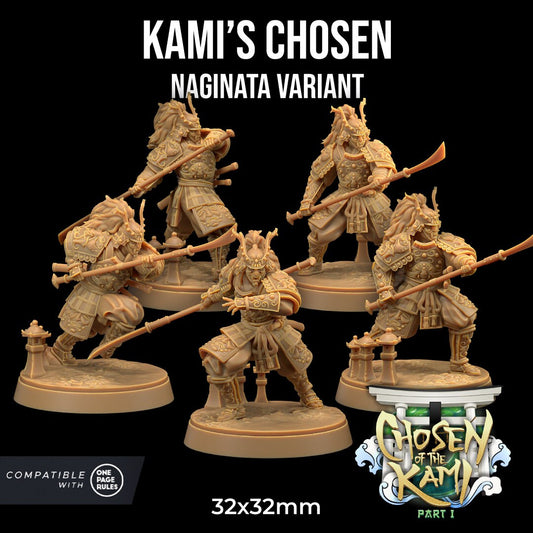 Kami Chosen, Naginata (5 Variants Available) - Dragon Trapper's Lodge