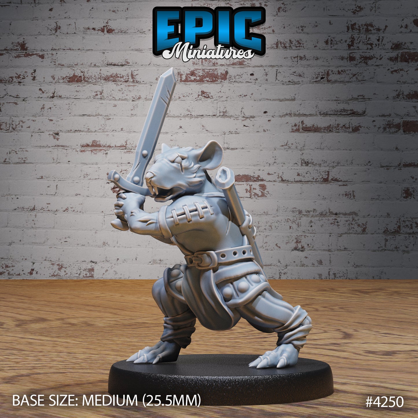 Rat Folk Tribe 1 (4 Variants Available) - Epic Miniatures