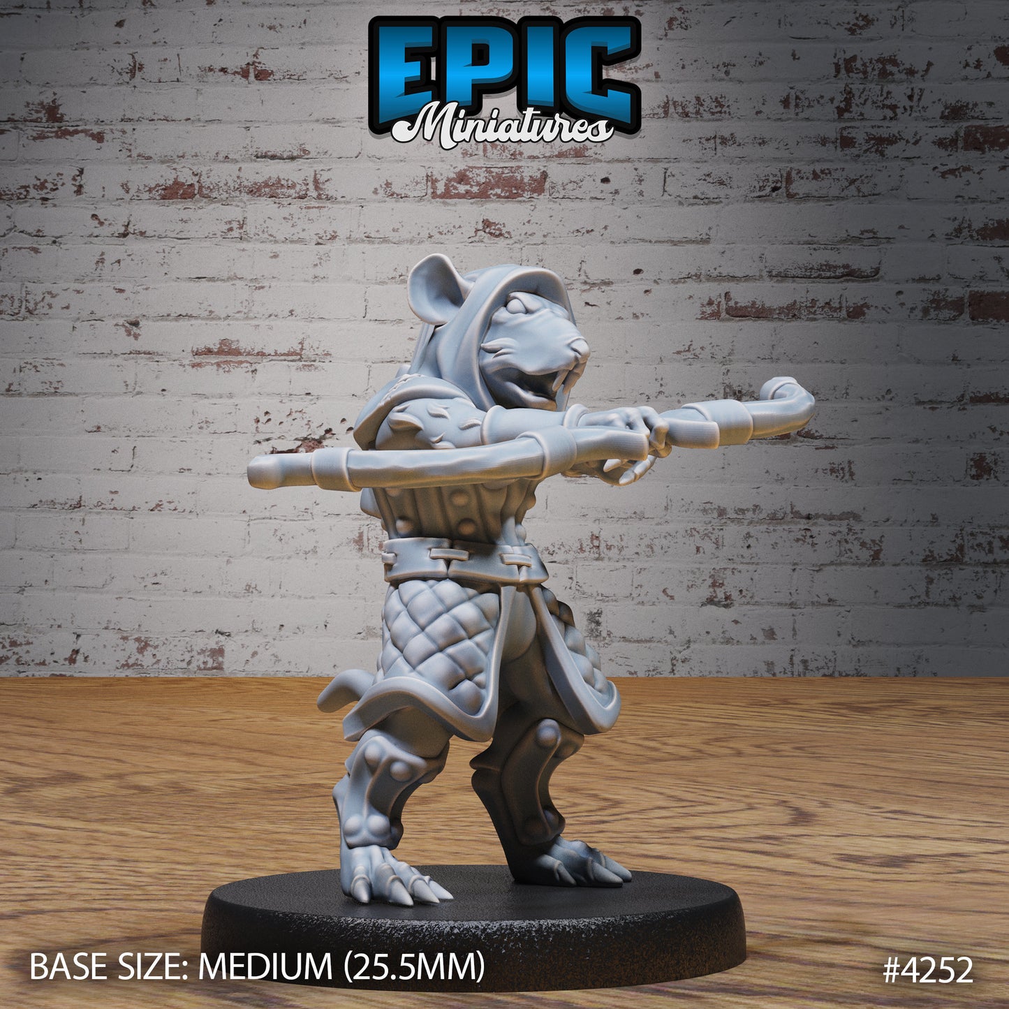 Rat Folk Tribe 1 (4 Variants Available) - Epic Miniatures