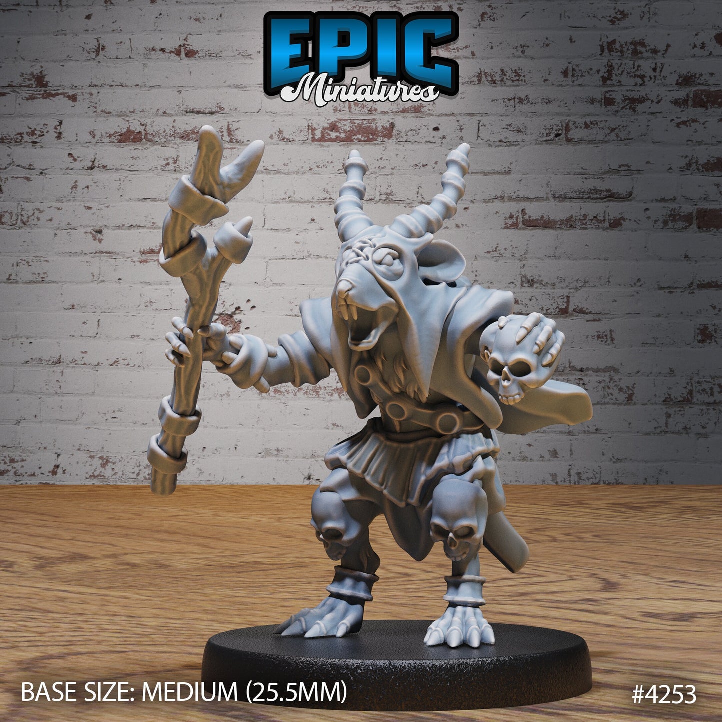 Rat Folk Tribe 1 (4 Variants Available) - Epic Miniatures