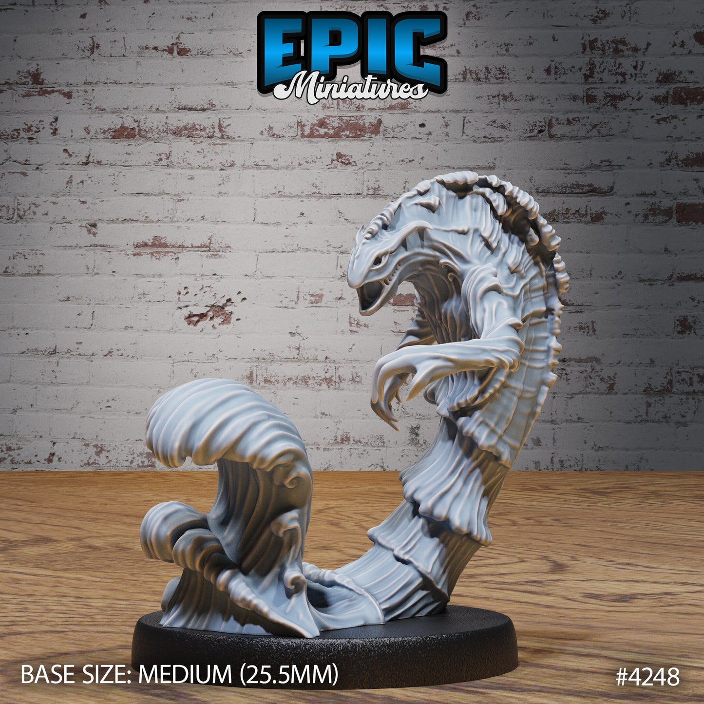Water Elemental (3 Variants Available) - Epic Miniatures