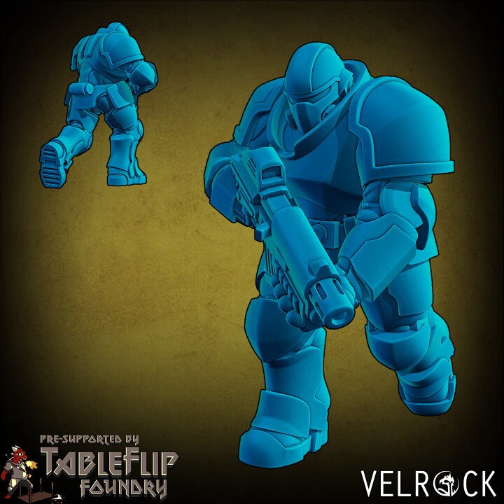 Tempest Marine Squad 2 (5 Variants Available) - Velrock