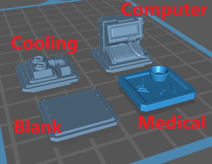 Medical Lab - Scenery Kit at 54mm Scale - Print Minis