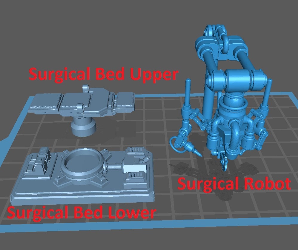 Medical Lab - Scenery Kit at 54mm Scale - Print Minis