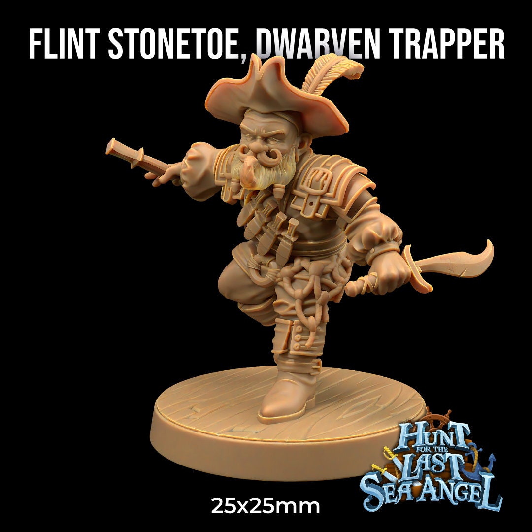 Flint Stonetoe, Dwarven Pirate - Dragon Trapper's Lodge