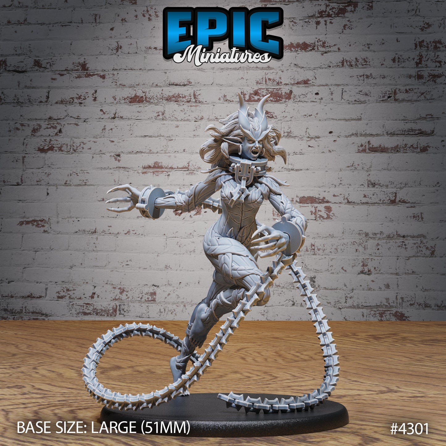 Imprisoned Demoness (3 Variants Available) - Epic Miniatures