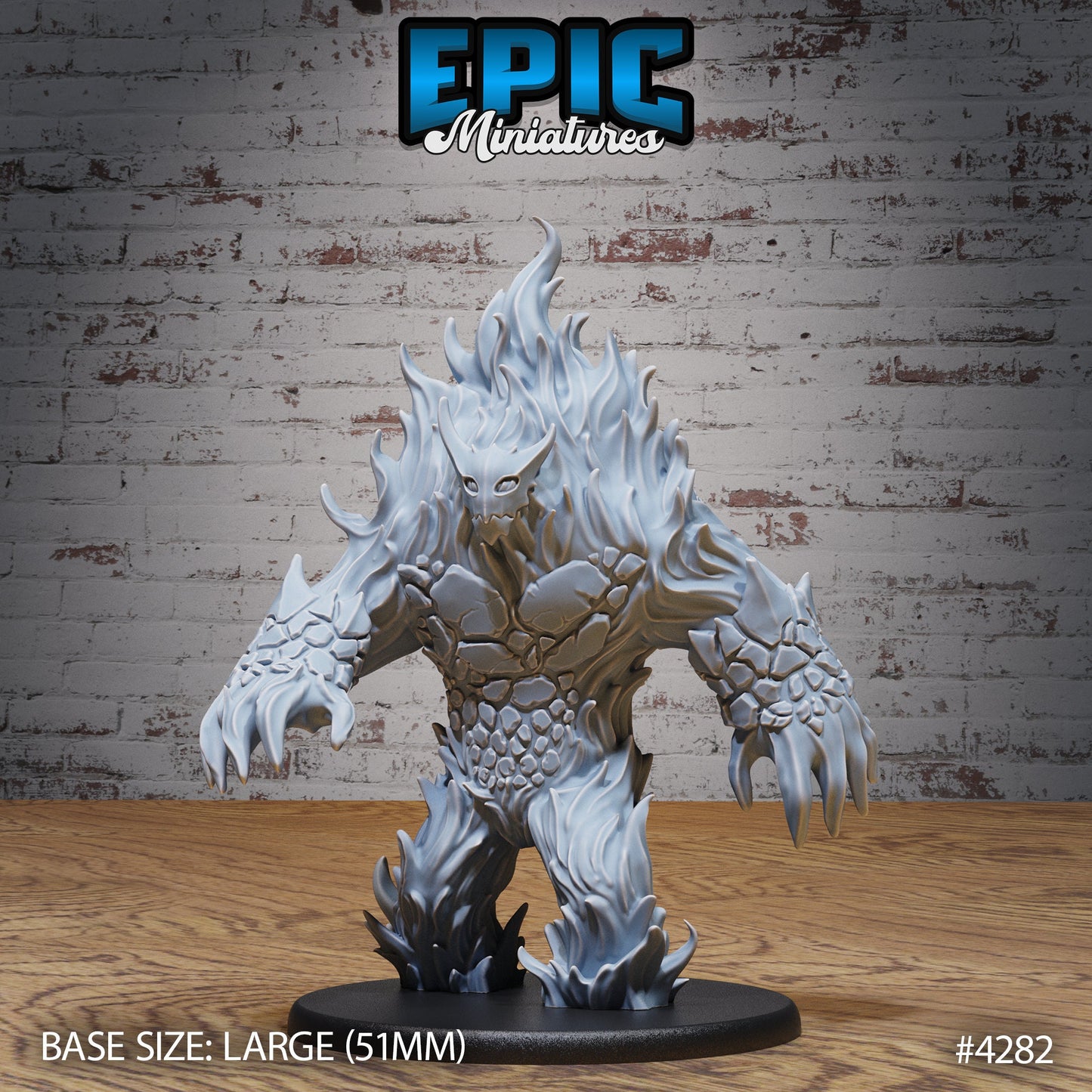 Fire Elemental (3 Variants Available) - Epic Miniatures