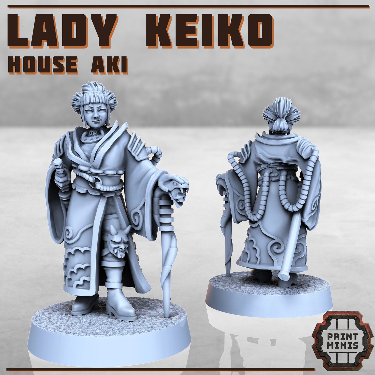 Lady Keiko (2 Variants Available) - Print Minis